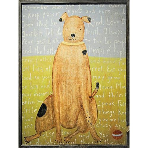 Sugarboo Designs Brown Boy Dog Art Print