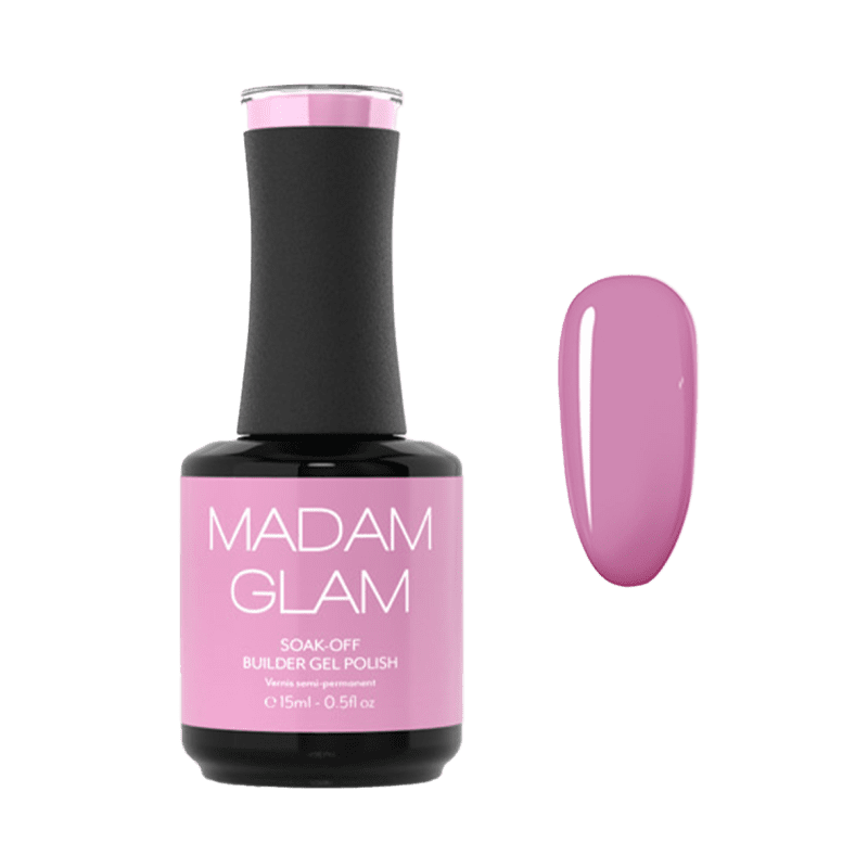 Builder Baby Pink Madam Glam Soak Off Gel Pink 1