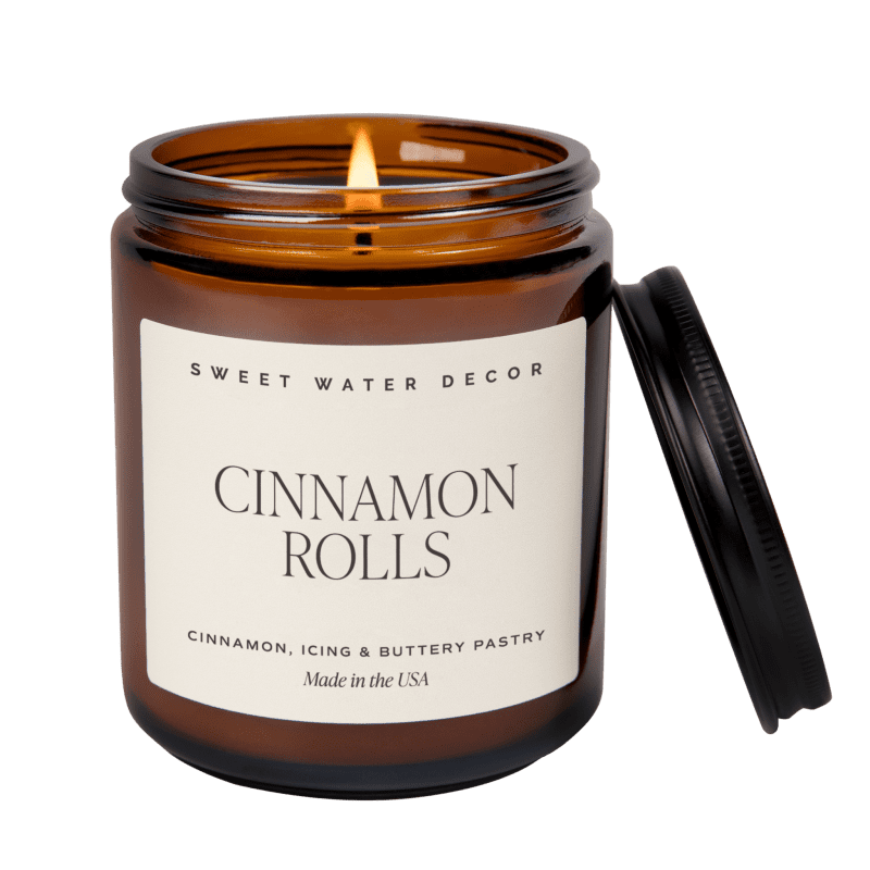 C107A CINNAMON ROLLS 2023 AMBER CANDLE SWEET WATER DECOR WB 335229