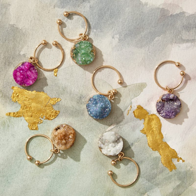 Druzy Wine Charms 1