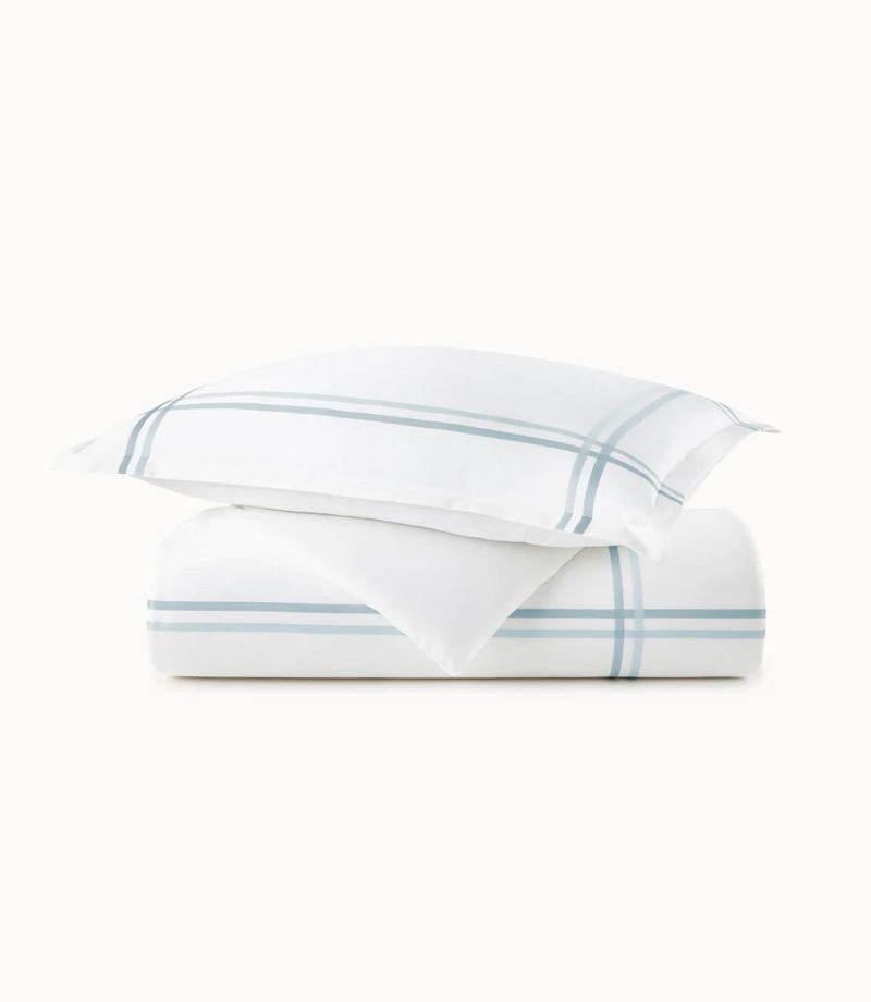 Duo Blue Duvet Sham cntr