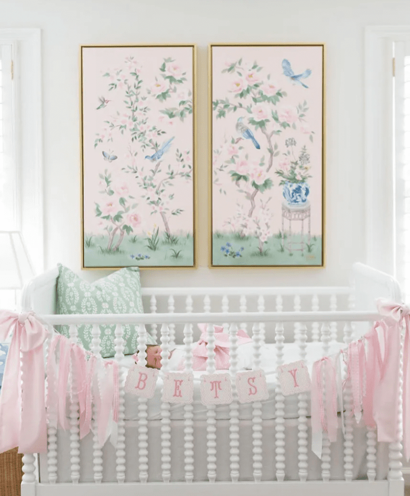 ElizabethAliceStudiochinoiseriepaintingsforChappleChandlernursery