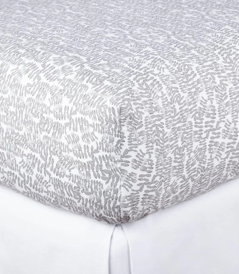 Fern Fitted Sheet Charcoal 1740x2000 1