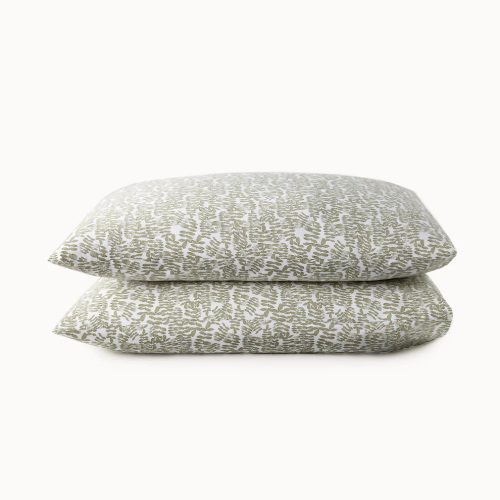 Fern Olive pillowcases cntr 1