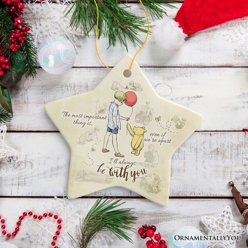 ForProduct 05I llAlwaysbewithYouOrnament ComfortingPoohBearChristmasGiftandKeepsakeStar3DRealisticMockup 08