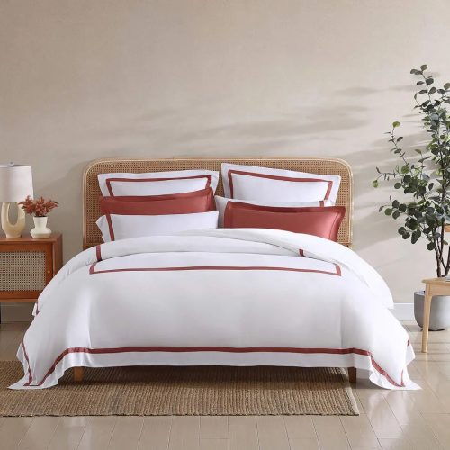 Frame Bamboo Duvet Cover Clay03