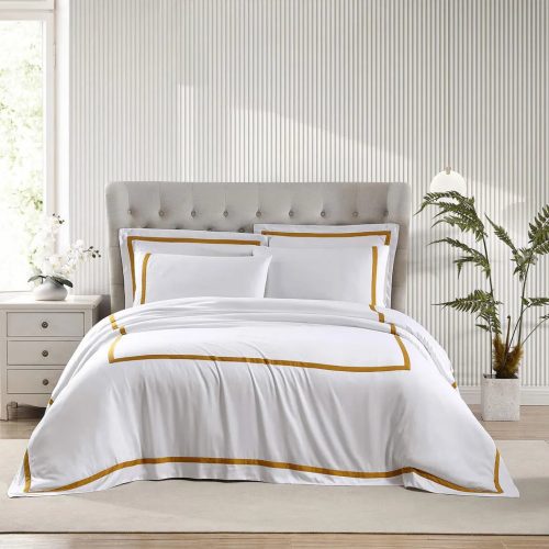 Frame Bamboo Duvet Cover Gold03