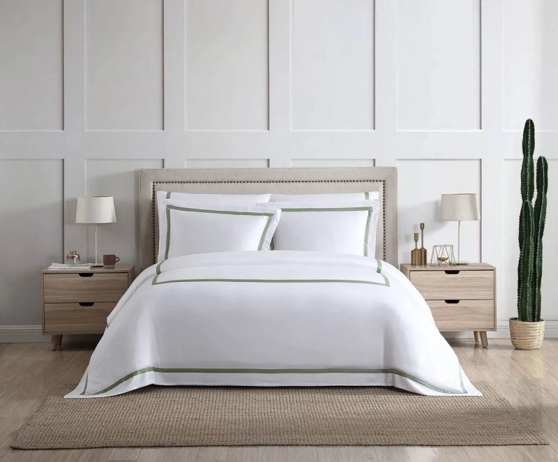 Frame Bamboo Duvet Cover Sage03