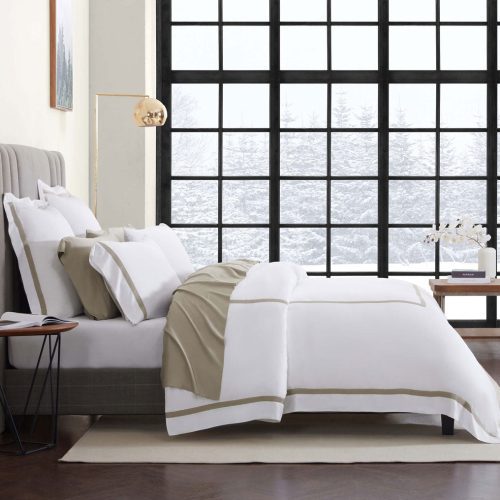 Frame Bamboo Duvet Cover Taupe03