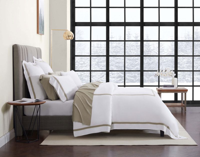 Frame Bamboo Duvet Cover Taupe03