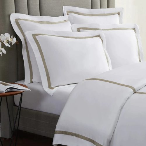 Frame Bamboo Duvet Cover Taupe04