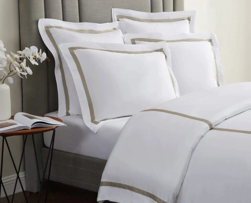 Frame Bamboo Duvet Cover Taupe04