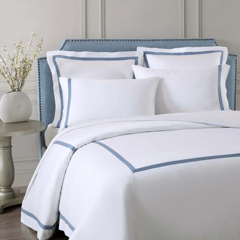 Frame Premium Bamboo Pillowcase Set Denim 3