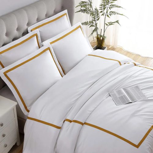 Frame Premium Bamboo Sham Set Gold03