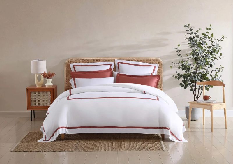 Frame Premium Bamboo Duvet Cover Clay 3