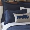 Taylor Linens Hudson Navy Matelasse Quilt