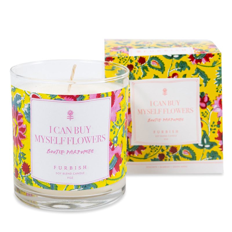 I can buy myself Flowers Candle