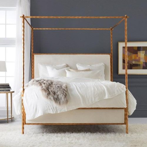 Modern History Organic Bed-Gold Leaf