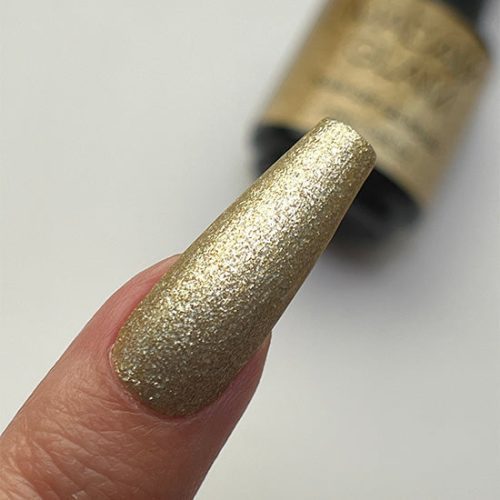 Madam Glam Glittery Soak Off Gel Gold 24k 1