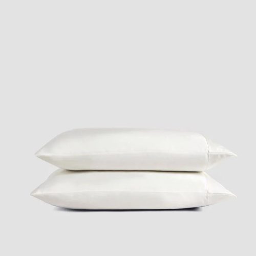 Natural Premium Bamboo Pillowcase Set Buttermilk2