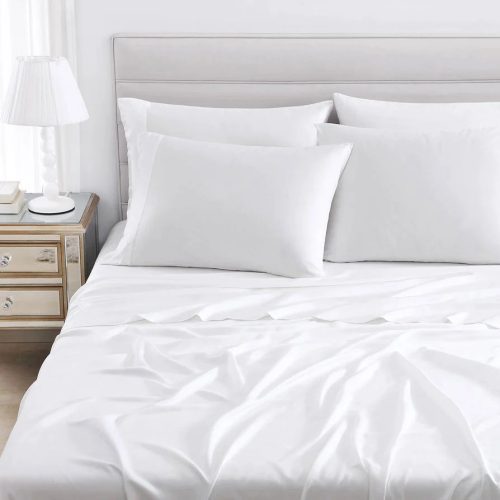 Natural Premium Bamboo Pillowcase Set White4