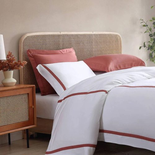 Natural Premium Bamboo Sham Set Clay 3