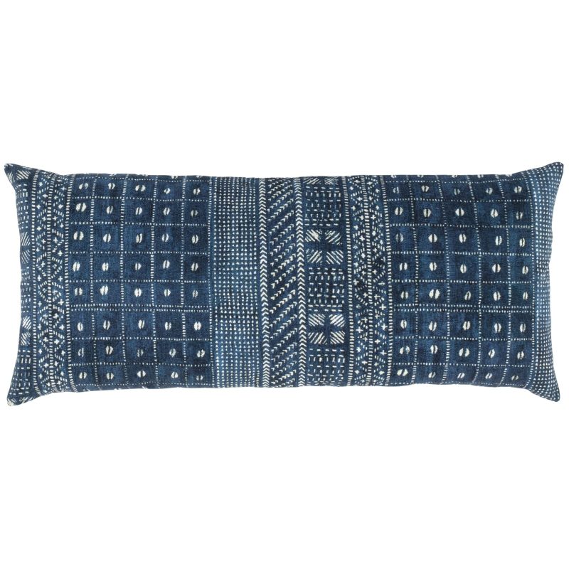 PC4565 KodiBatik Indigo DecorativePillow Silo