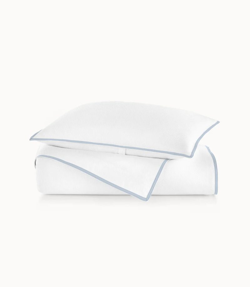 Pique Sky Duvet Sham cntr