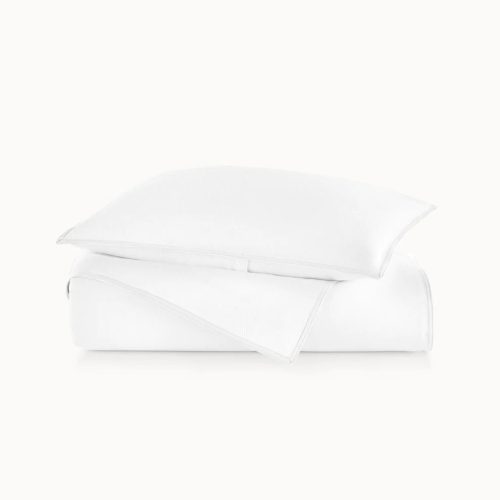 Pique White Duvet Sham cntr