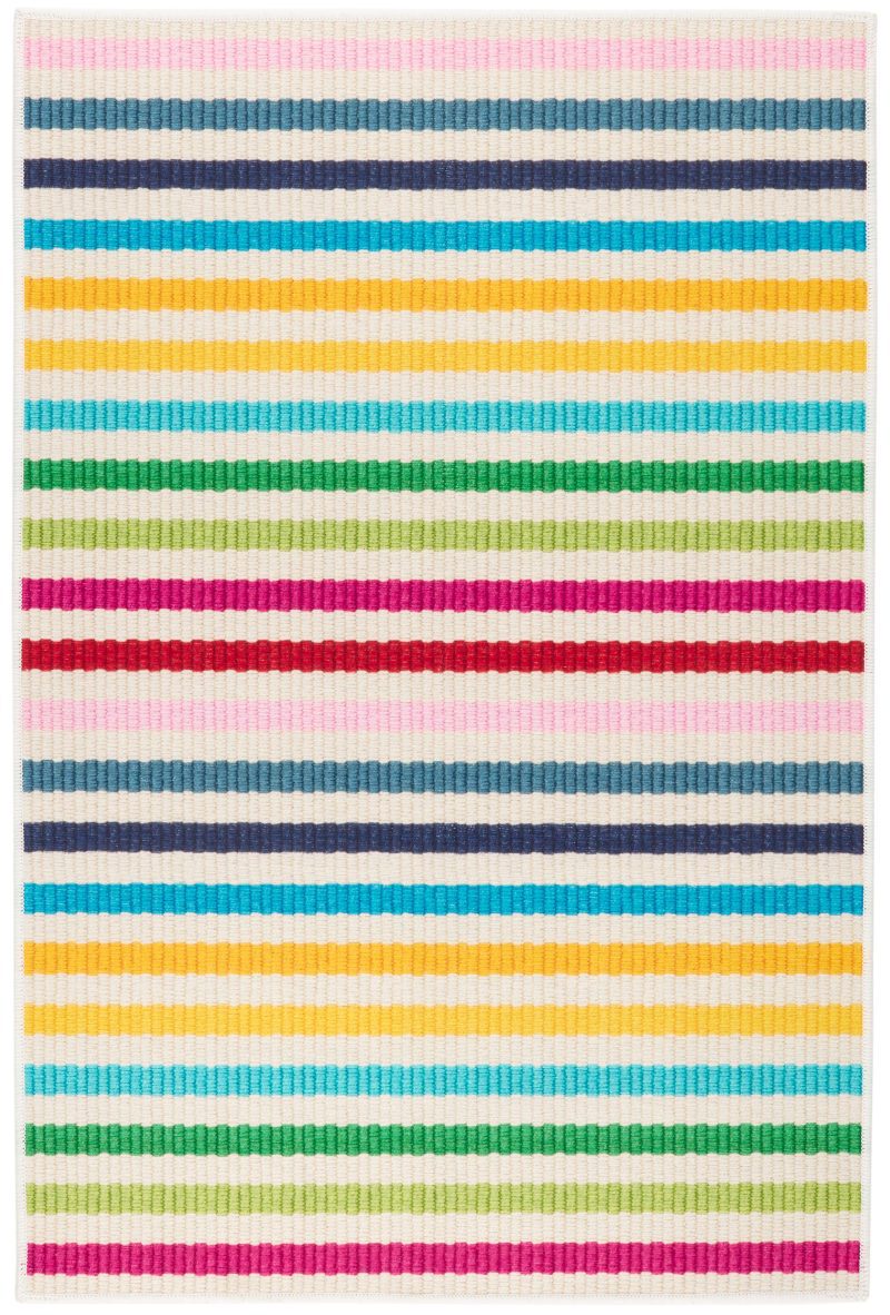 RainbowStripeMultiWashableRug DA2052 product list