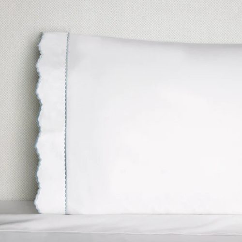 SFERRA PETTINE PILLOWCASE WHITE SKY COMP v2