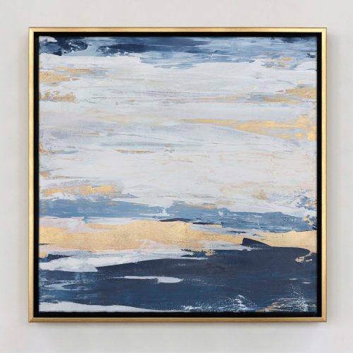 Salt Wash No2 Gold 20x20 Canvas Floater