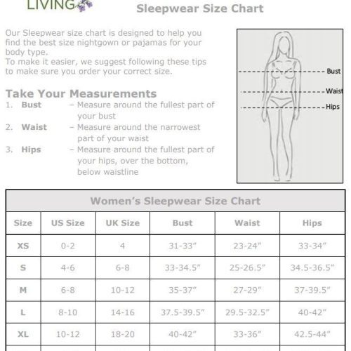 Sleepwear Size Chart 18593d2b 0e1e 40c9 b035 47836b83df43