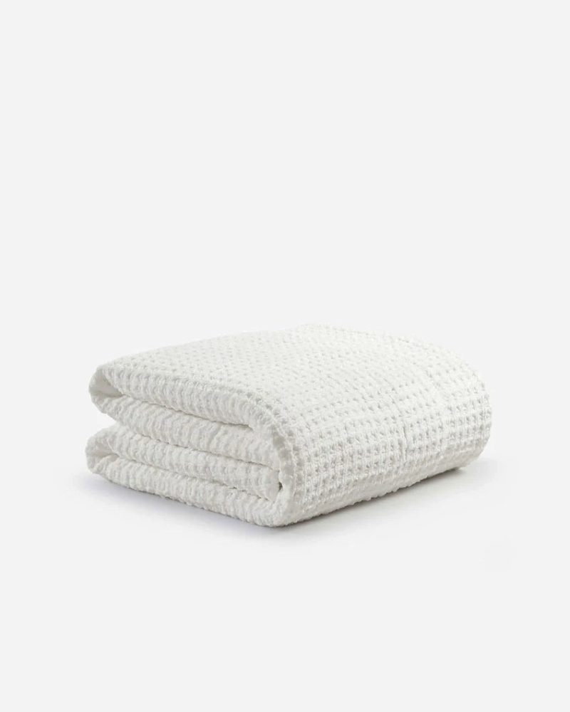 Snug Waffle Comforter Off White1