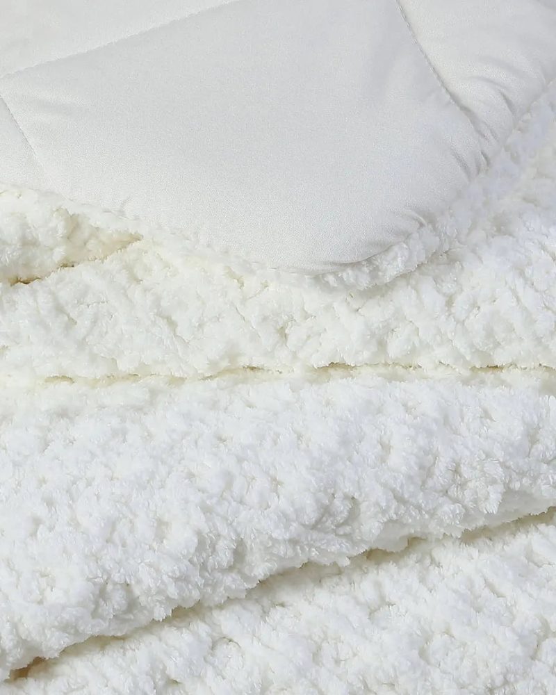 Snug Waffle Comforter Off White2