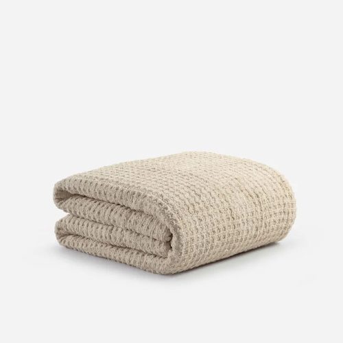 Snug Waffle Comforter Taupe1