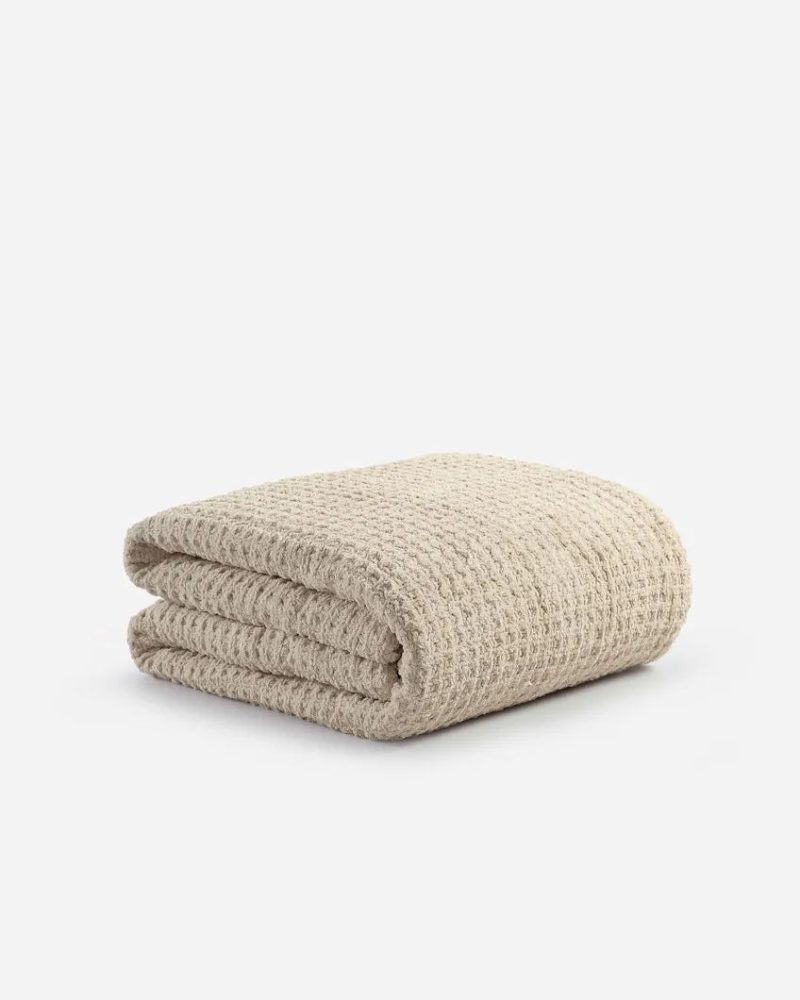 Snug Waffle Comforter Taupe1