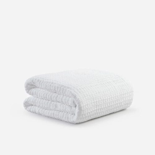 Snug Waffle Comforter White1