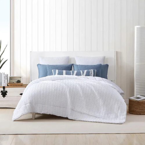 Snug Waffle Comforter White3