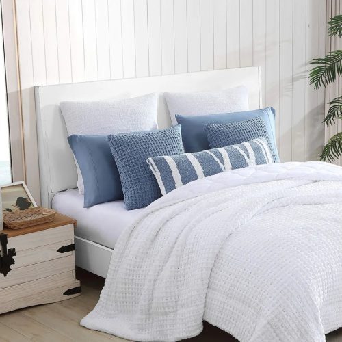 Snug Waffle Comforter White4