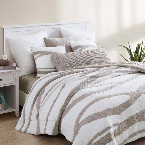 Snug Waffle Lumbar Pillow Taupe04