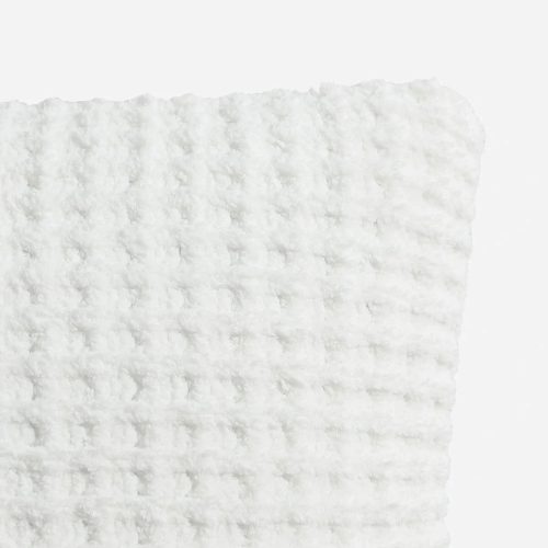 Snug waffle throw pillow clearwhite02