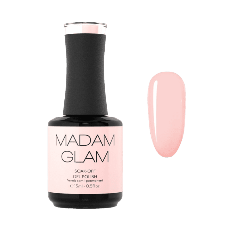 Soak Off Gel Madam Glam Pink All Natural 1