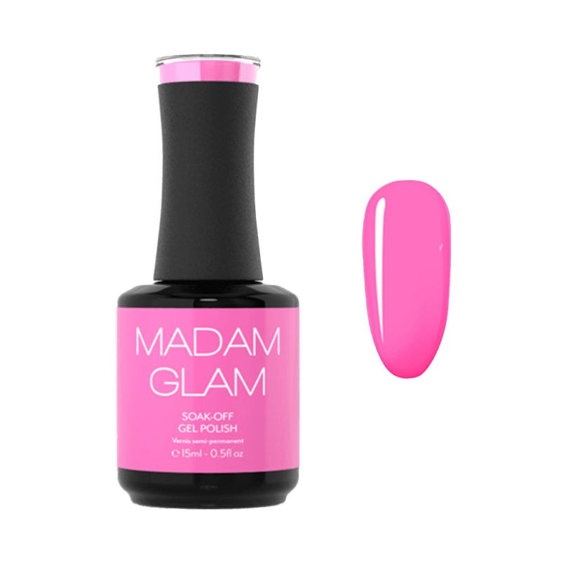 Soak Off Gel Madam Glam Pink Barbie Girl 6