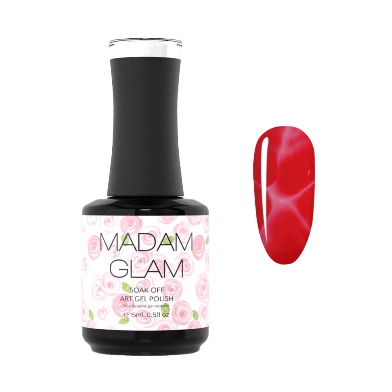 Soak Off Gel Madam Glam Transparent art blooming gel 5