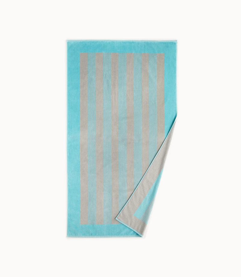 Soleil Stripe Beach Towel 3 on white