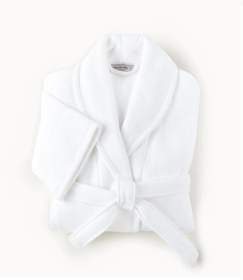 Spa Robe Folded on white