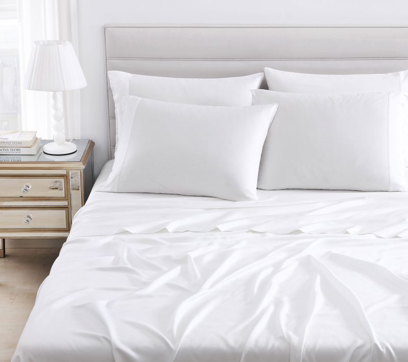 Sunday Citizen Bamboo Flat Sheet White LS