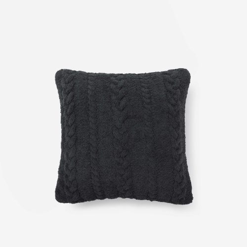 Sunday Citizen Bradided Throw Pillow Black 1