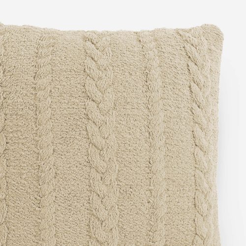 Sunday Citizen Bradided Throw Pillow Sahara Tan 2